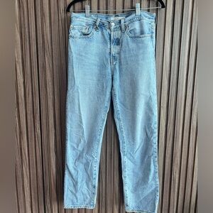 Levi Wedgie Straight Jeans